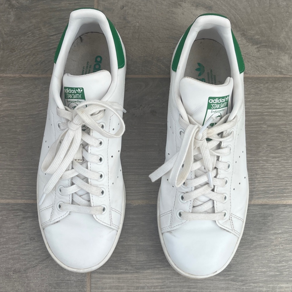 Adidas Stan Smith Tennis Shoes women’s 9.5 green/cloud white